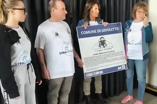 Il Sindaco di Givoletto Azzurra Mulatero e l'assessore Maria Grazia Gallio accolgono Progetto in Vista News