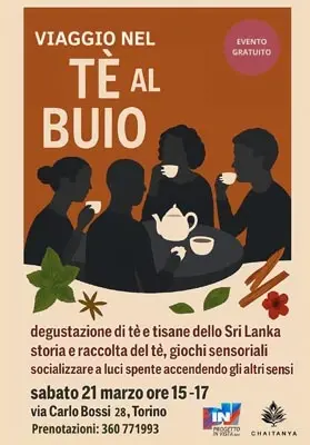 Degustazione al buio con Chaitanya