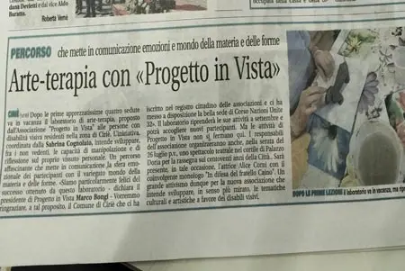 Arte-terapia con Progetto in Vista