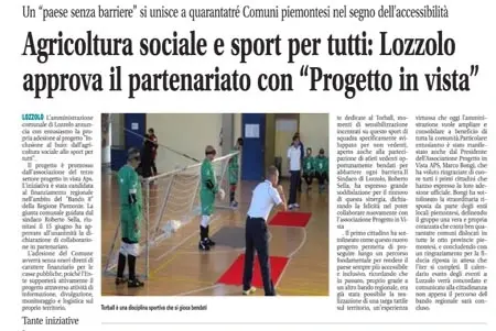 Un “paese senza barriere” si unisce a quarantatré Comuni piemontesi nel segno dell'accessibilità