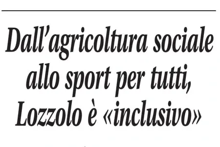 Dall’agricoltura sociale allo sport per tutti