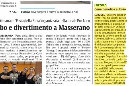 Cena Benefica al Buio